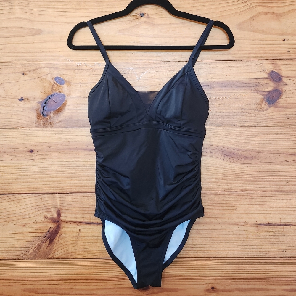NWT DICK'S Sporting Goods Black One-Piece Swimsuit XS